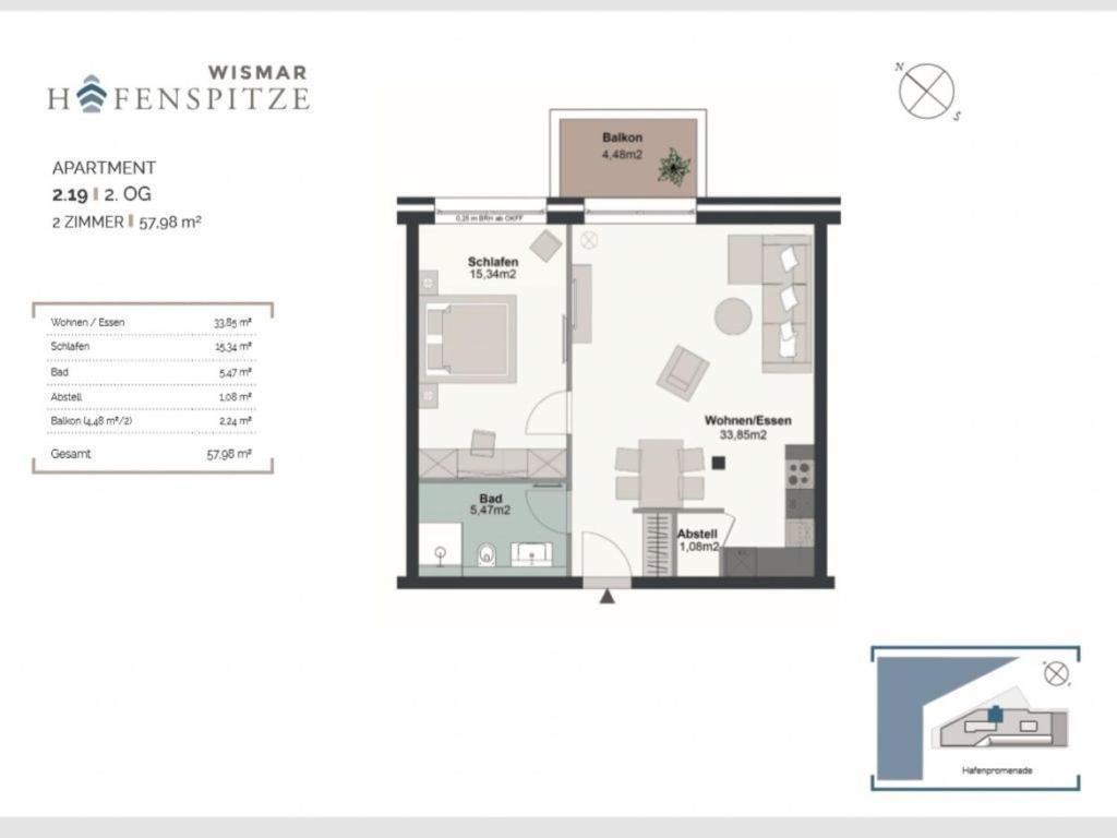 Hafenspitze App 19 Appartement Wißmar Buitenkant foto